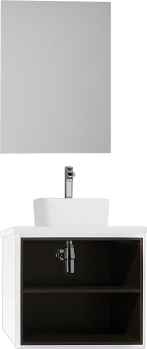 Тумба для комплекта AQUATON Брук 60 открытая, дуб феррара 1A201301BCDF0 - 1