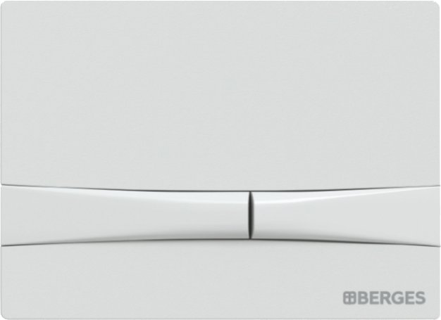 Кнопка смыва Berges Wasserhaus Novum F1 белый, глянец 040051 - 0