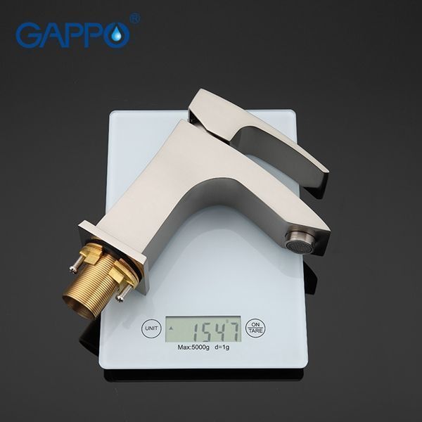 Смеситель для раковины Gappo хром G1007-5 - 6