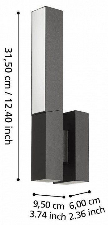 Уличный настенный светодиодный светильник Eglo Ugento 900709 - 3