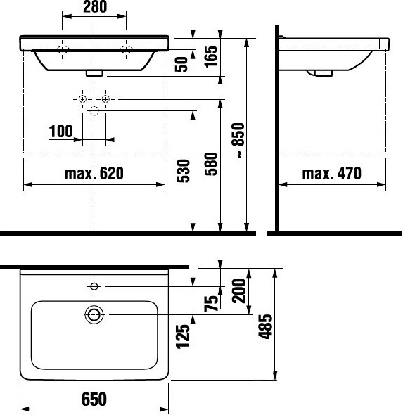 Мебельная раковина Акватон Cubito  8104240001041 - 17