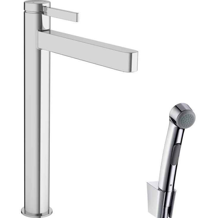 Смеситель для раковины с гигиеническим душем Hansgrohe Finoris хром 76220000 - 0