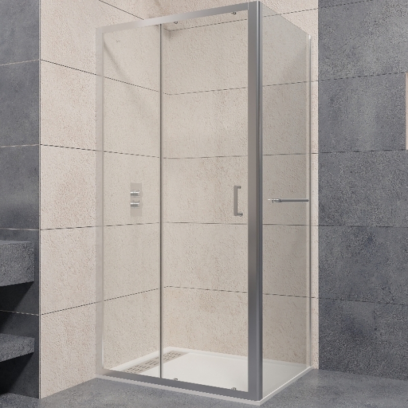 Душевой уголок RGW Passage PA-74-1 130х100 профиль хром стекло прозрачное 4108741130-11 - 0