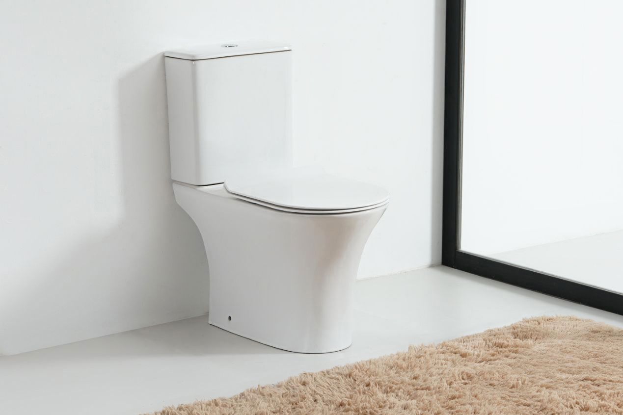 Унитаз-компакт Orange C01-000W безободковый, с микролифтом C02-000W - 7