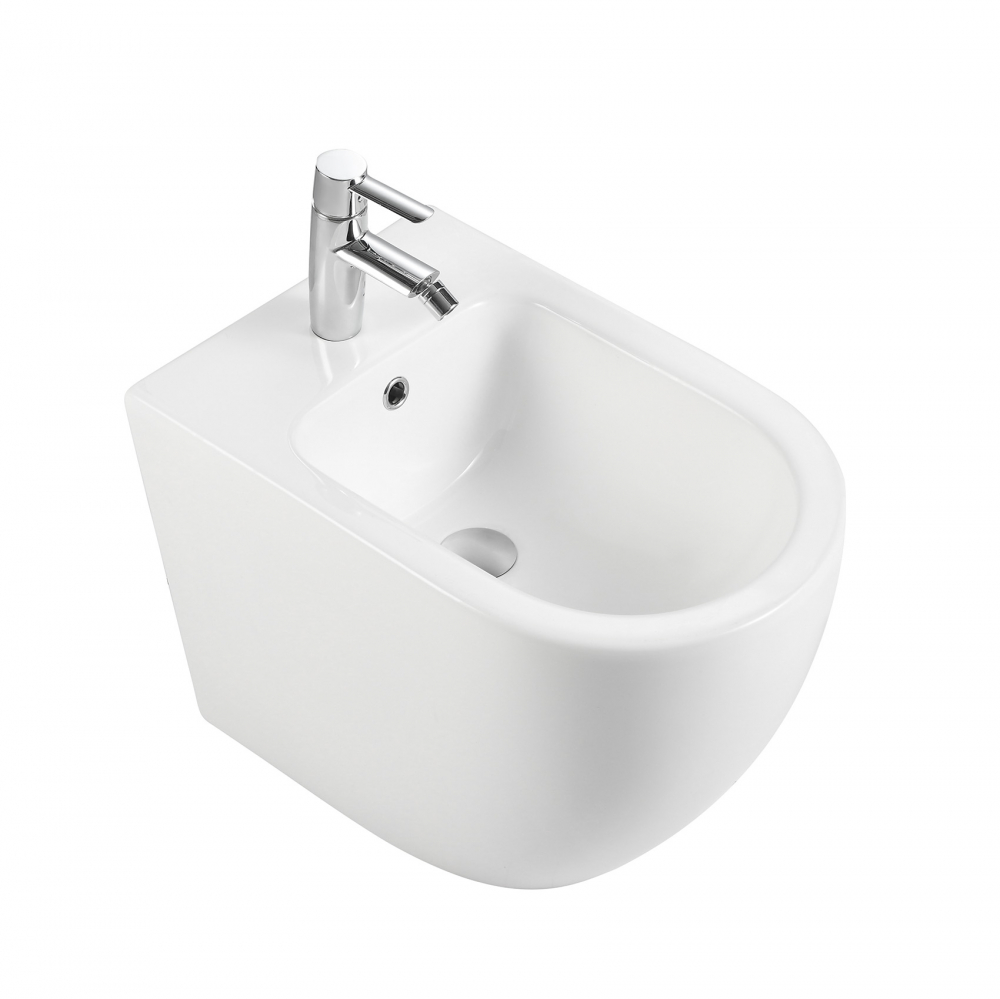 Биде напольное Abber Bequem белый AC1152 - 1