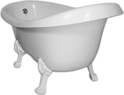 Ванна из искусственного камня Фэма Салерно белая, белые ножки САЛЕРНО-BI - 4