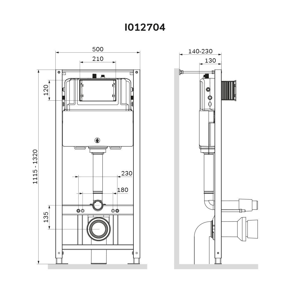 Система инсталляции для унитазов AM.PM Pro I012704 - 3