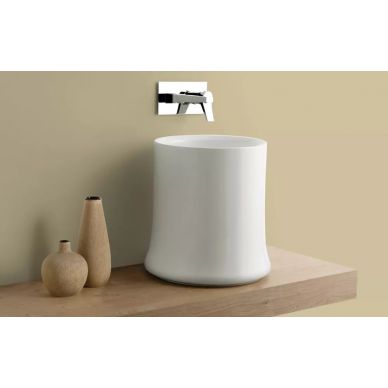 Раковина накладная Simas Sharp белая SH10 - 1