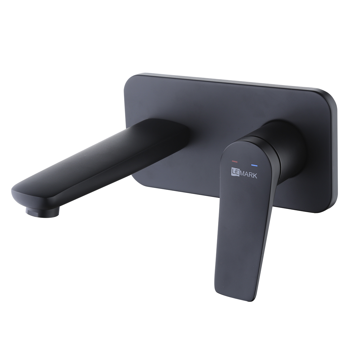 Смеситель Lemark Bronx LM3726BL для умывальника встраиваемый, черный - 0