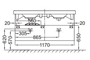 Тумба под раковину Jacob Delafon Odeon Up 120 см  EB892-E10 - 2
