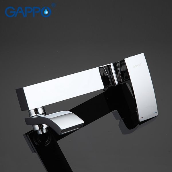 Смеситель для ванны с изливом служит переключателем на лейку хром G3207 - 3