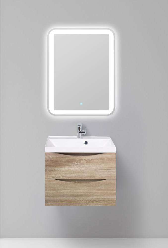 Тумба с раковиной Belbagno Marino 70 светлое дерево - 9