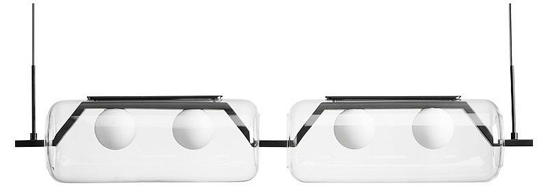 Подвесной светильник Arte Lamp Geneva A2341SP-4BK - 0