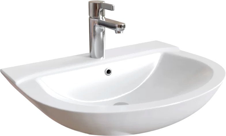 Комплект  Раковина DIWO Муром 0114 + Зеркало-шкаф DIWO Коломна 60 + Сифон для раковины Wirquin Минор с отводом для стиральной машины + Пьедестал для р 550581 - 6