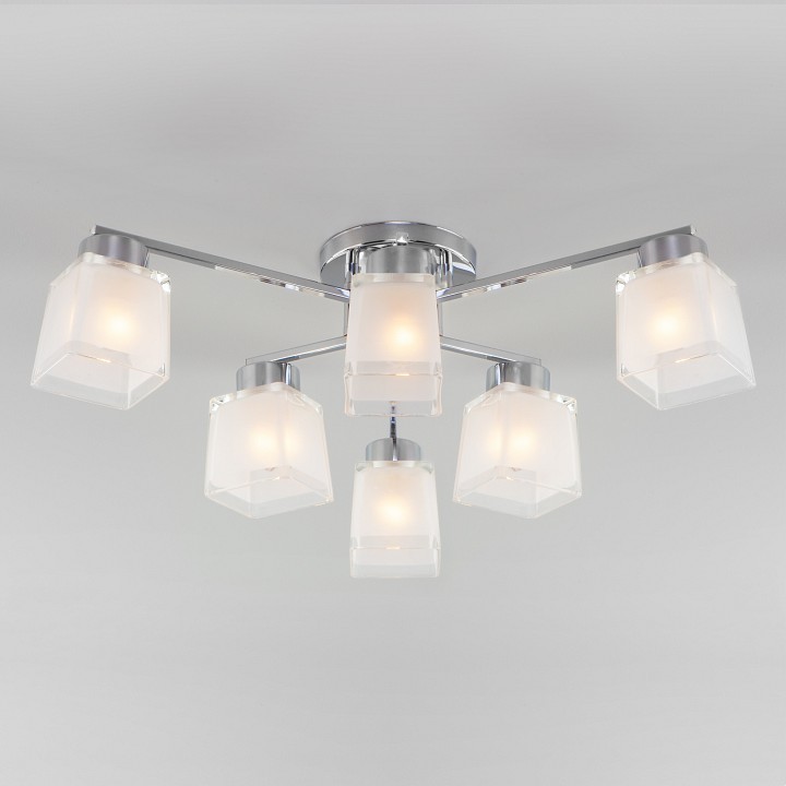 Потолочная люстра Eurosvet Delfi 30162/6 хром - 0