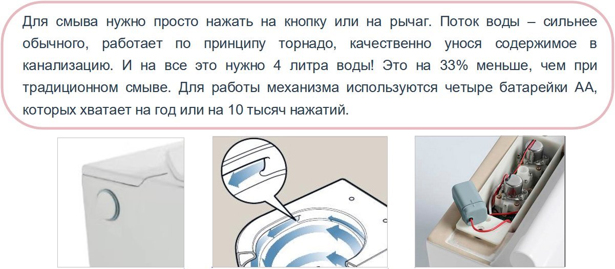 Унитаз приставной SantiLine SL-5033 с импульсной системой смыва - 1