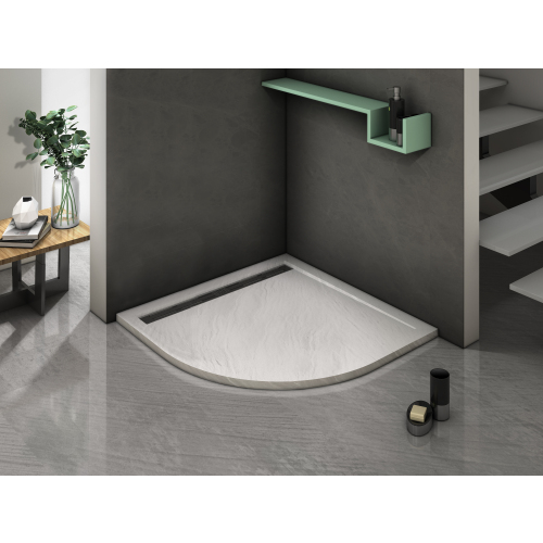 Душевой поддон с сифоном WeltWasser WW TRR 90 STONE-WT 90х90 белый  10000004357 - 0