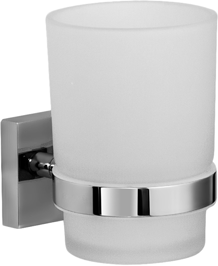 Подстаканник одинарный, матовое стекло, латунь,  Edifice, IDDIS, EDIMBG1i45 - 0