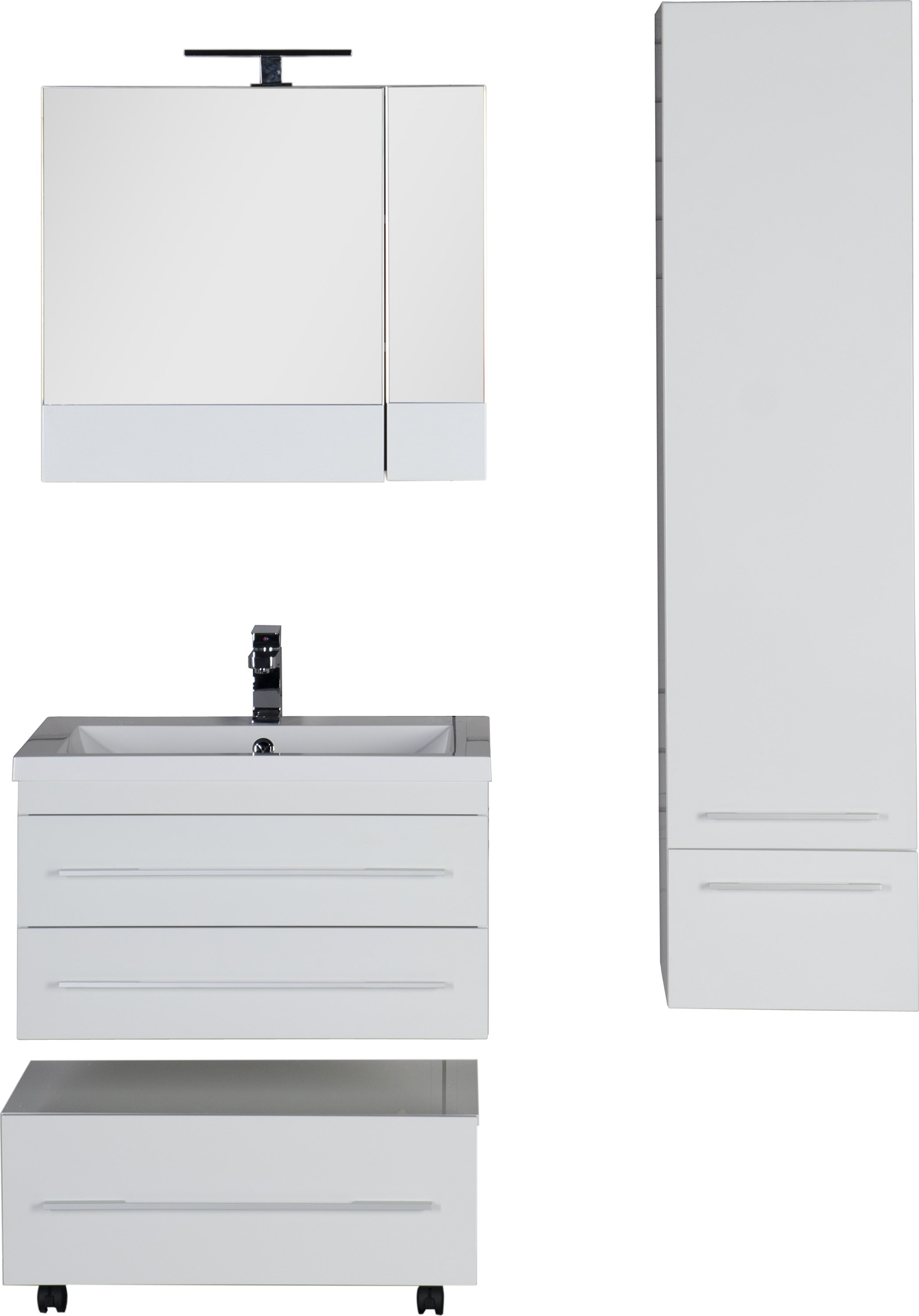 Тумба с раковиной Aquanet Нота 75 белая 171487 - 18