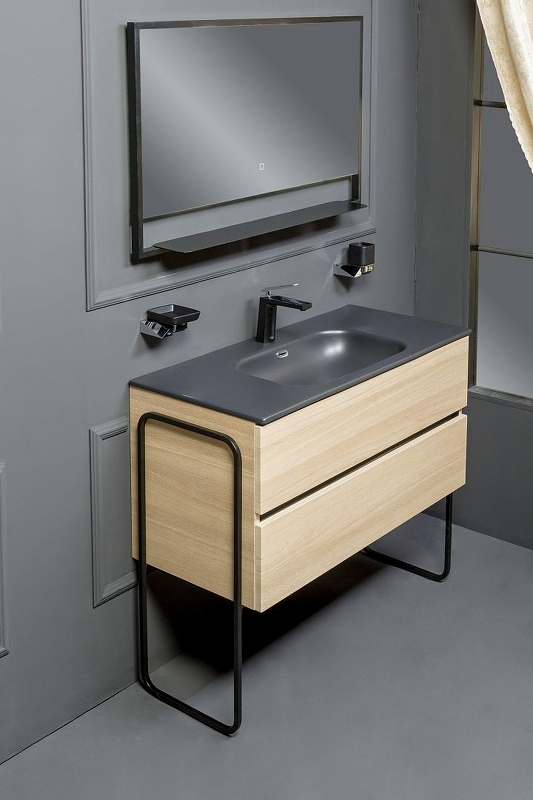 Тумба под раковину Armadi Art Vallessi 80 светлое дерево  837-080-L - 2