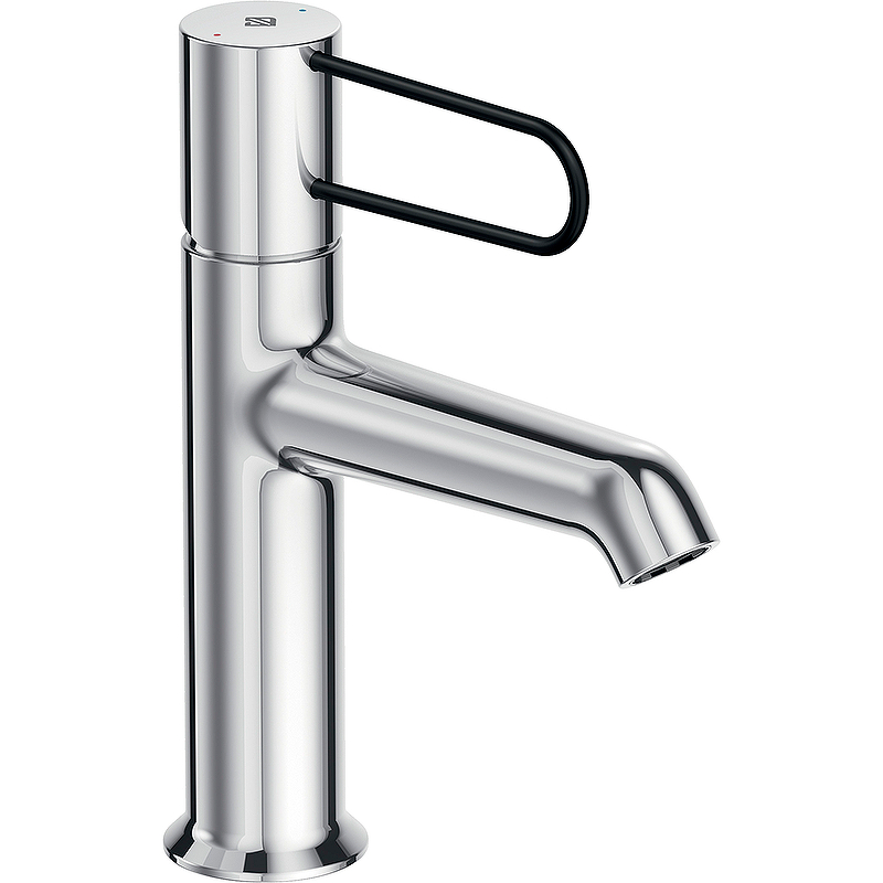 Смеситель для раковины Jacob Delafon Odeon Rive Gauche хром - черный E21028-BL-CP - 0