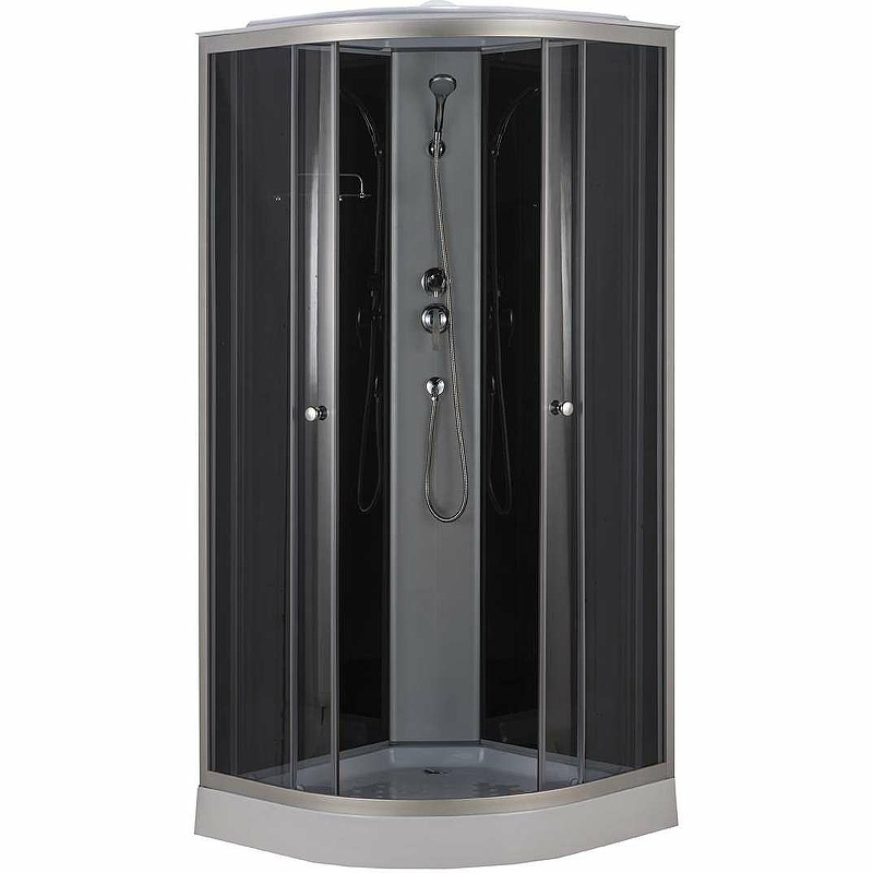 Душевая кабина Style Ecostyle 90х90 хром стекло тонированное ES-312 G WP - 0