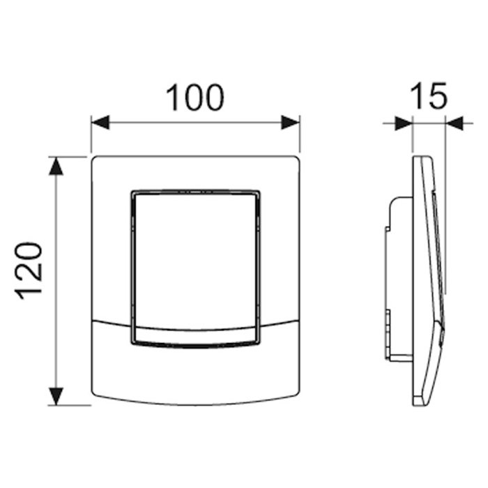 TECE ambia Urinal Панель , цвет белый 9820081 - 1