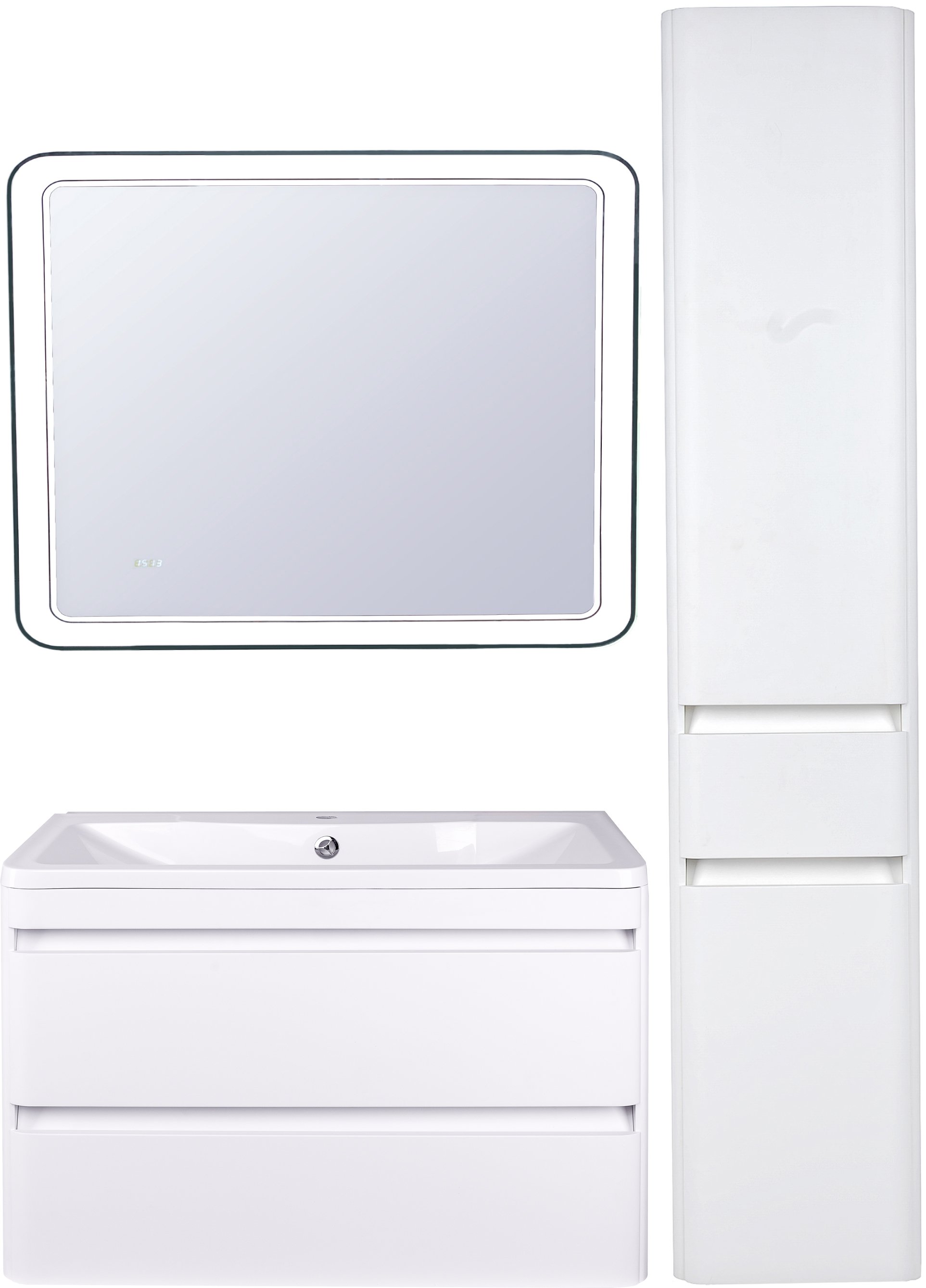 Мебель для ванной Style Line Атлантика 90 Люкс Plus, подвесная, антискрейч - 0