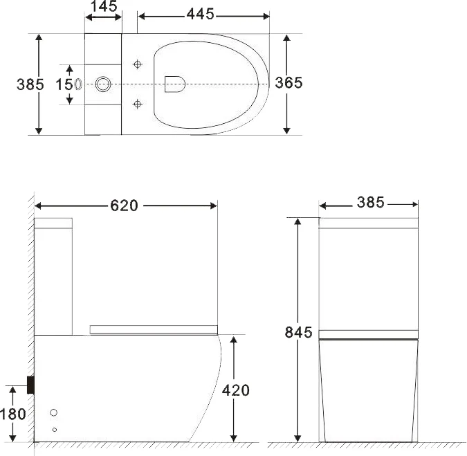 Бачок для унитаза BelBagno Amanda белый  BB051T - 1