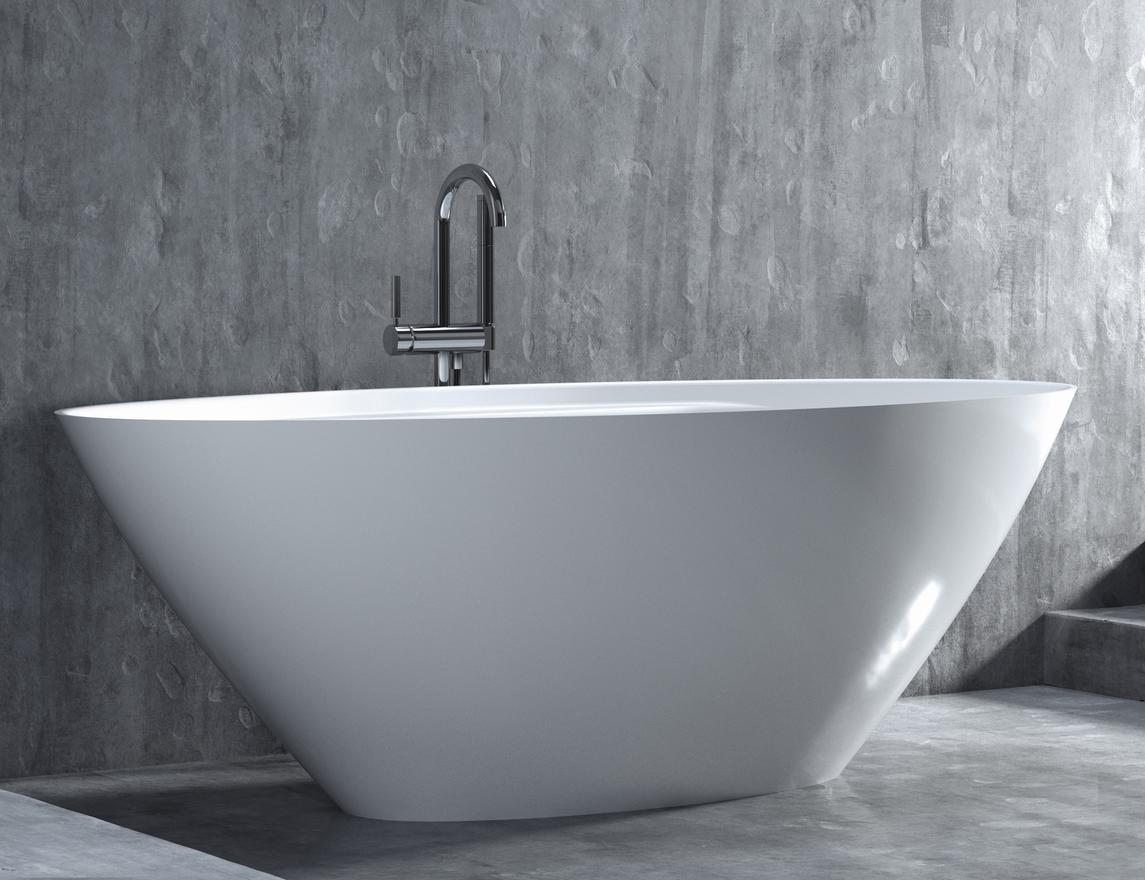 Ванна из искусственного камня Salini Diva 178x85 102221M S-Stone, матовый - 4