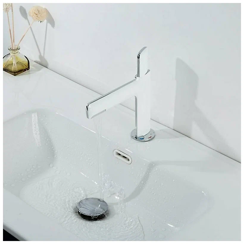 Смеситель для кухни Gappo хром белый G1052-88 - 1