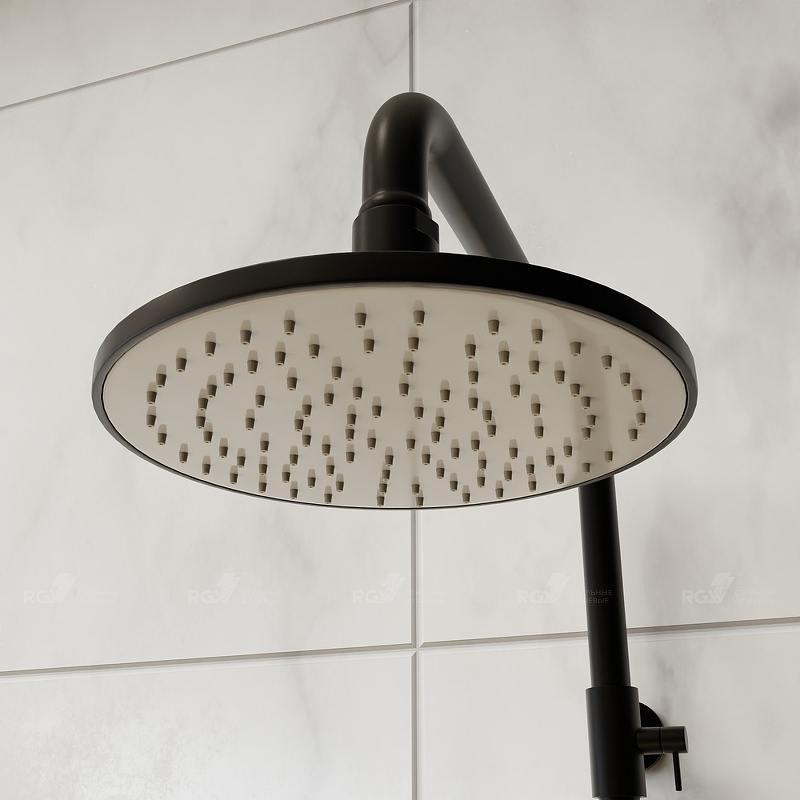 Душевой комплект RGW Shower Panels SP-33B черный матовый 51140133-04 - 4