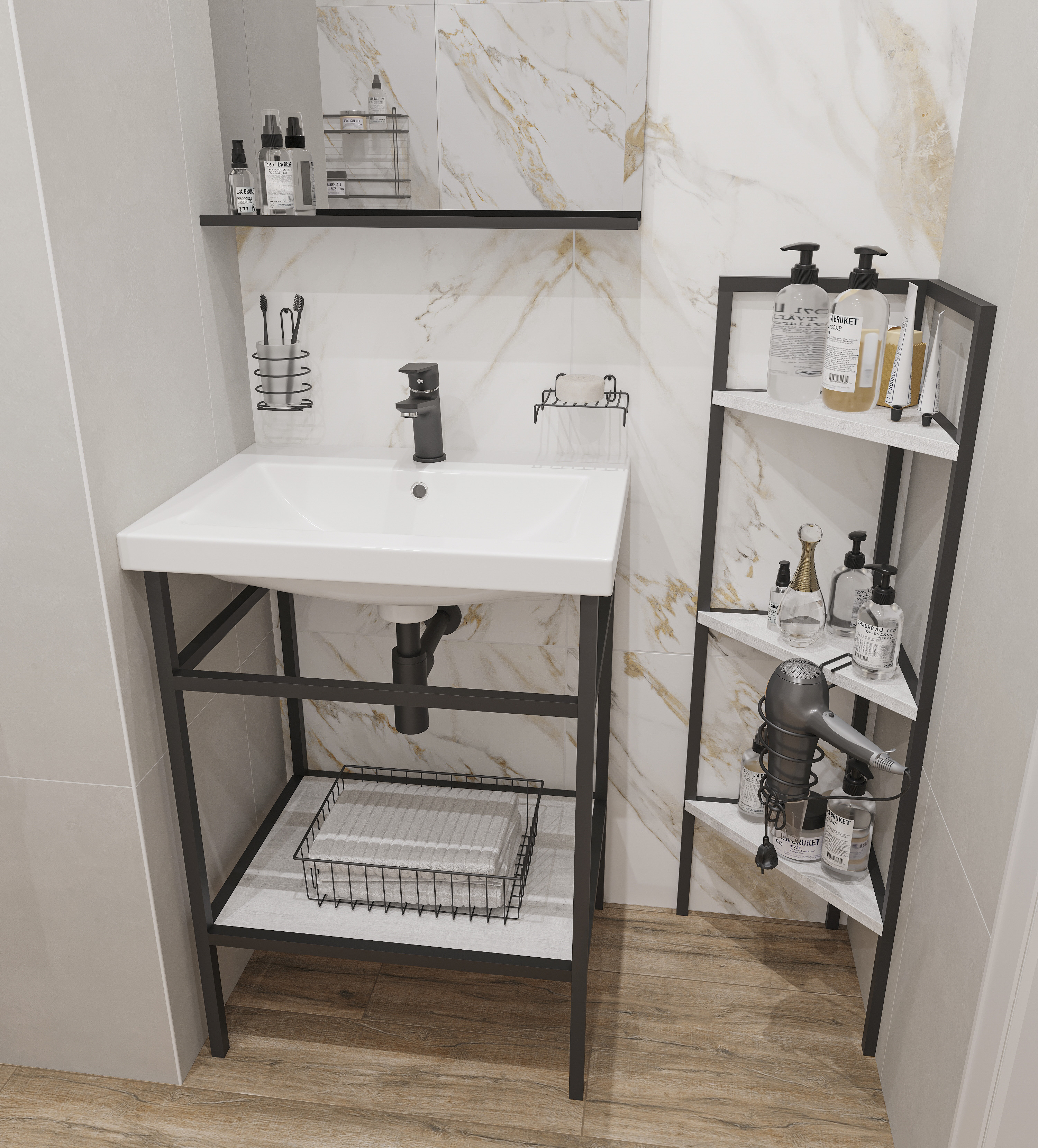 Стакан DIWO Смоленск ПК14786 черный муар - 3