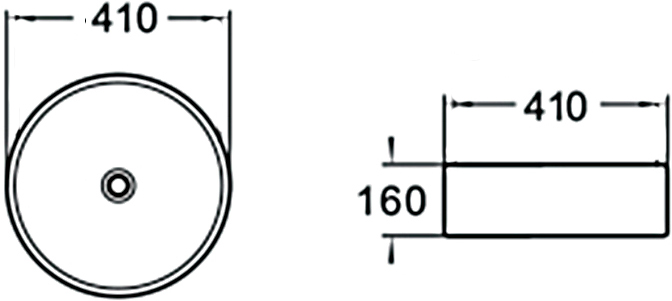 Рукомойник SantiLine SL-1057 - 1