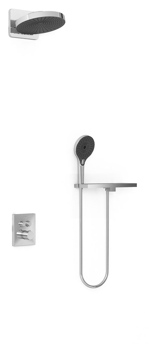 Душевой комплект Vincea Inspire с термостатом хром VSFW-3I21T1RCH - 0