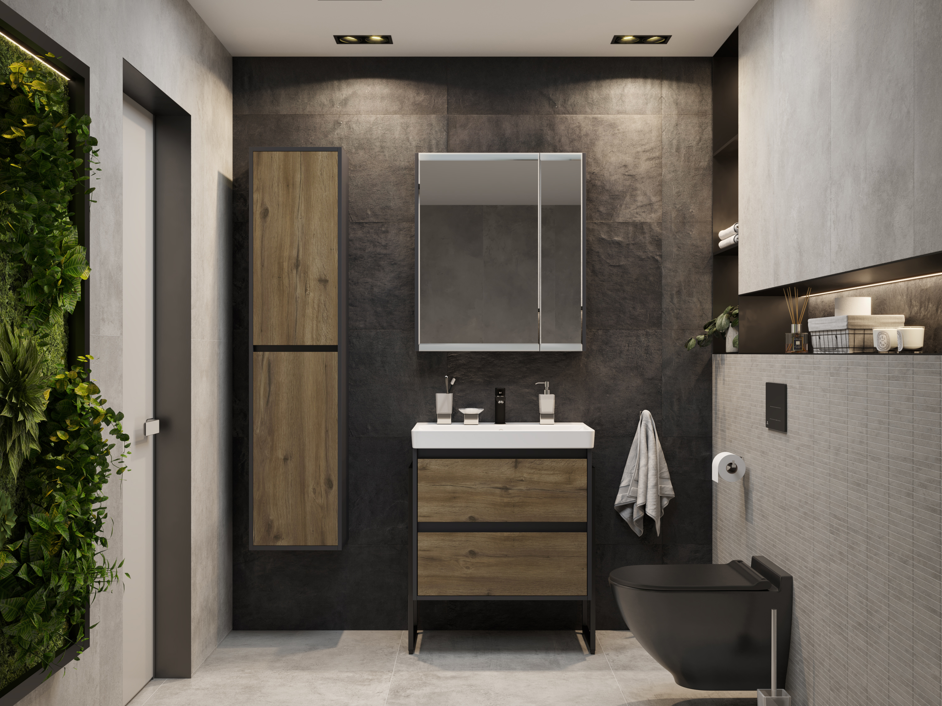 Тумба с раковиной STWORKI Кронборг 70 477801 - 1