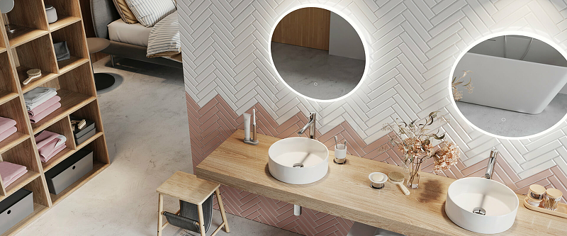 Зеркало Excellent Lumiro 60 белое матовое с подсветкой DOEX.LU060.AC - 1