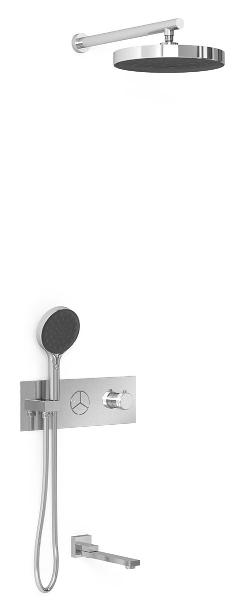 Душевой комплект Vincea Inspire с термостатом хром VSFW-432TI2CH - 0