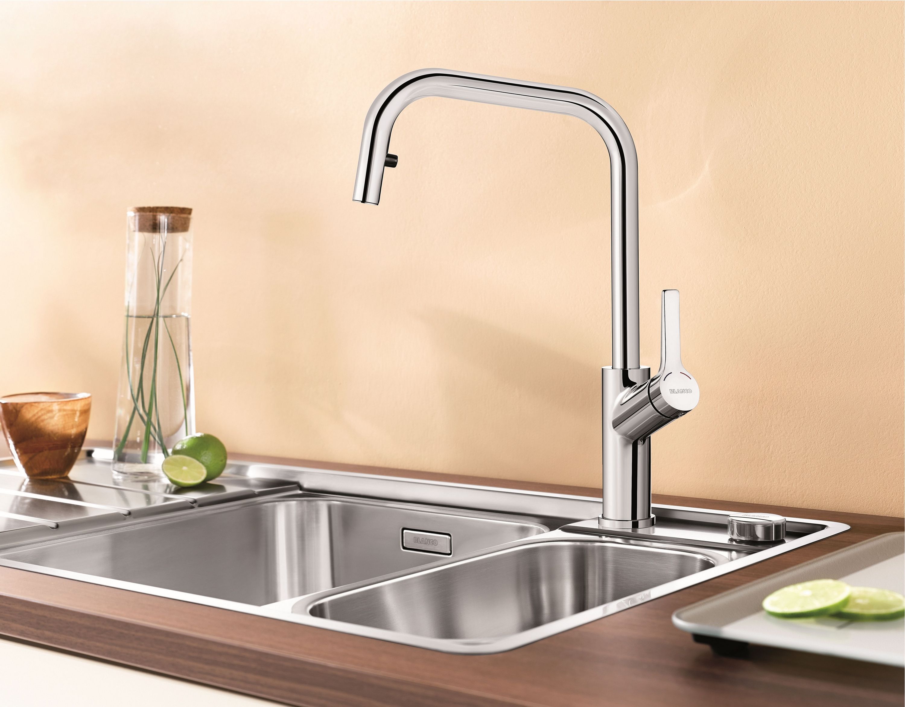 Смеситель для кухонной мойки Blanco Jurena хром  520765 - 3