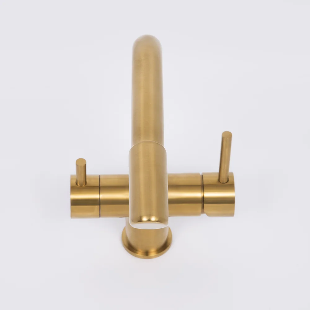 Смеситель для кухни Wasserkraft золото матовый A8387 - 4