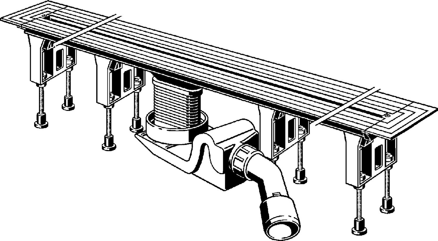 Душевой лоток Viega Advantix Vario 130 см  686277 - 15