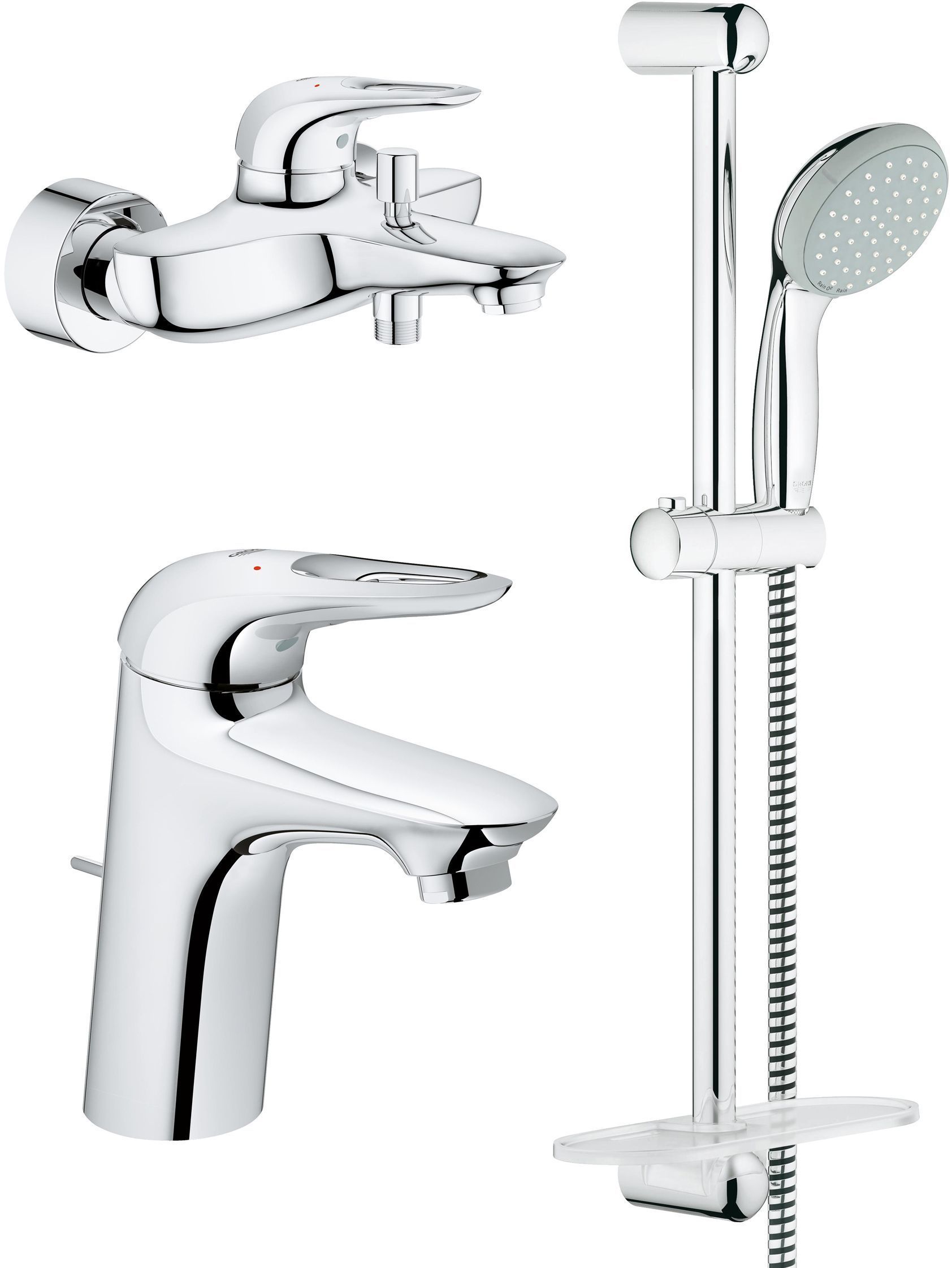 Душевой комплект Grohe Eurostyle New 124416 - 0