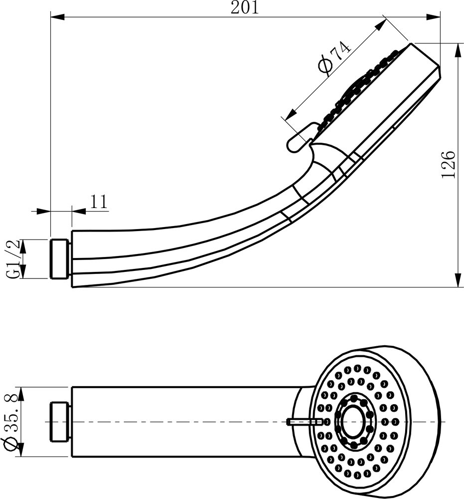Термостат D&K Bayern Potsdam DA2113201 для ванны с душем - 5