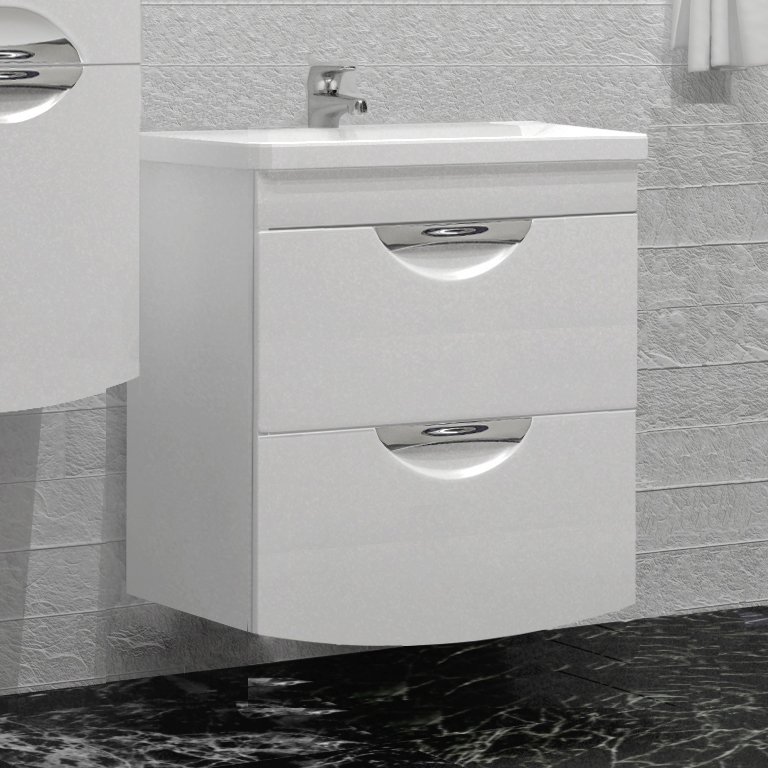 Тумба для комплекта Style Line Жасмин-2 50 Люкс Plus, белая ЛС-000010039 - 0