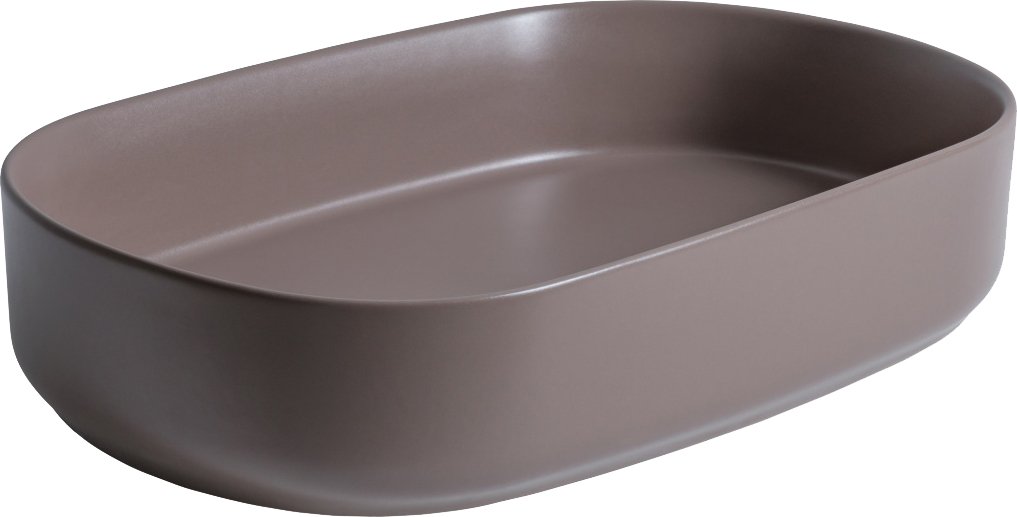 Раковина Allen Brau Fantasy Oval 55x36, коричневая 4.11022.TP - 0