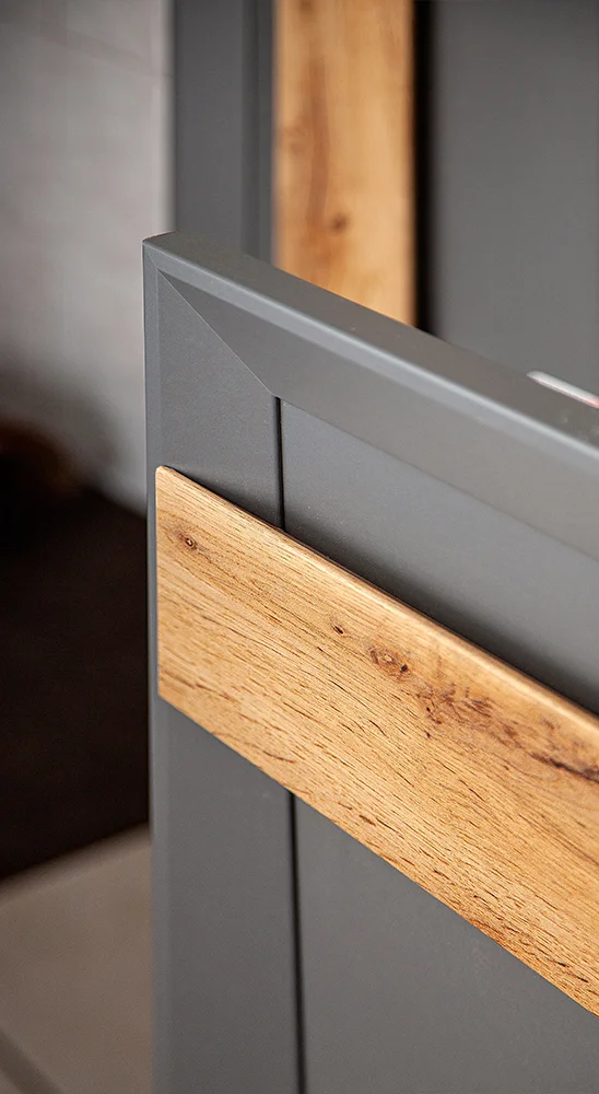 Тумба под раковину Бриклаер Берлин 80 оникс серый  4627125416156 - 5