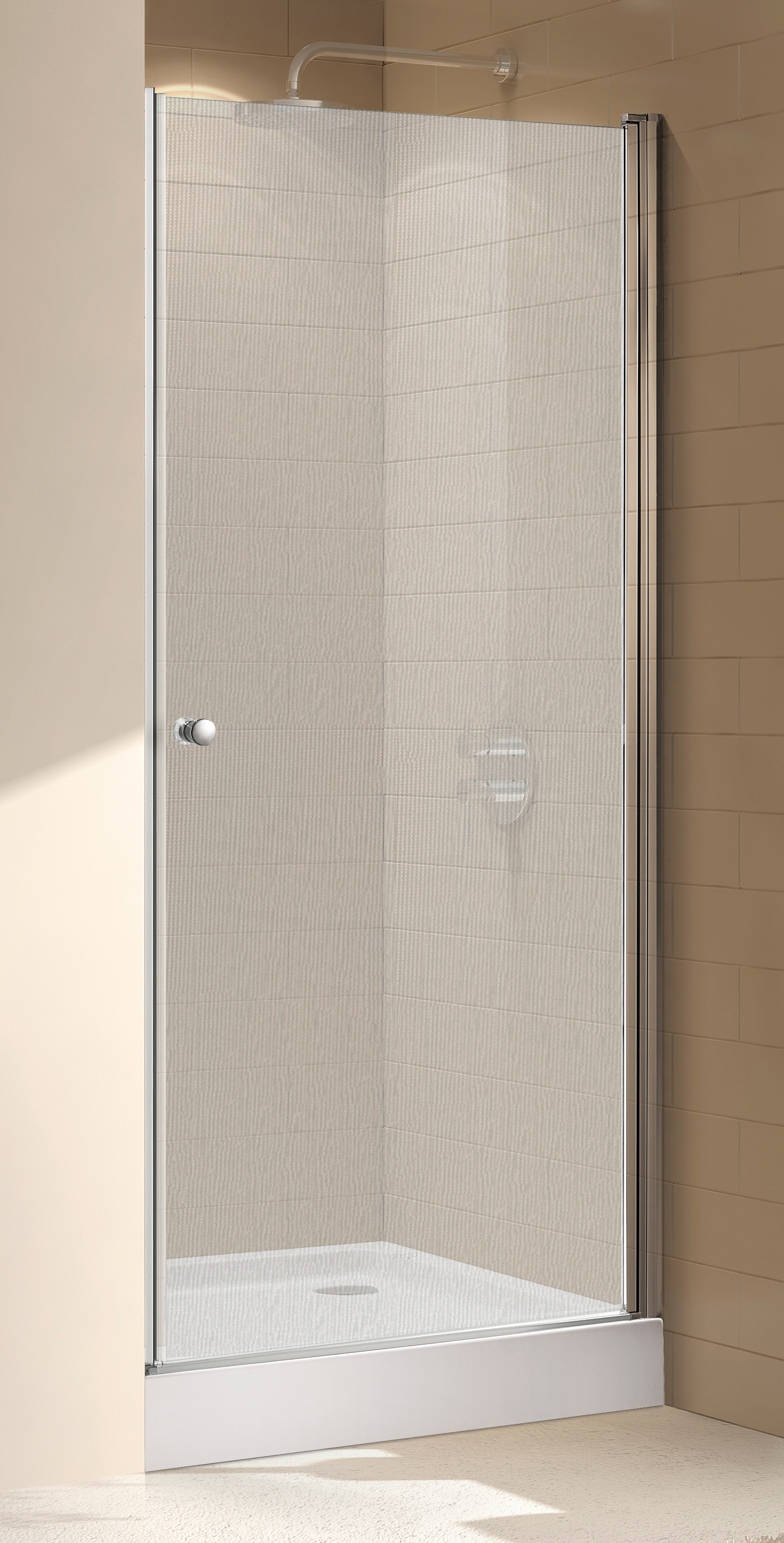 Душевая дверь в нишу Cezares Eco O B-1-65-P-Cr стекло punto ECO-O-B-1-65-P-Cr - 1