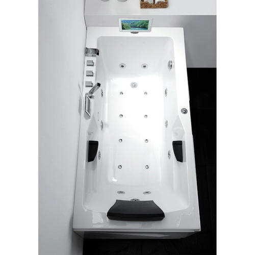 Акриловая ванна Gemy 171х86 белая правая с гидромассажем G9066 II O R - 2