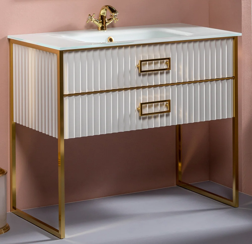 Раковина - столешница Armadi Art Lucido 100 белый 852-100-W Lucido - 1