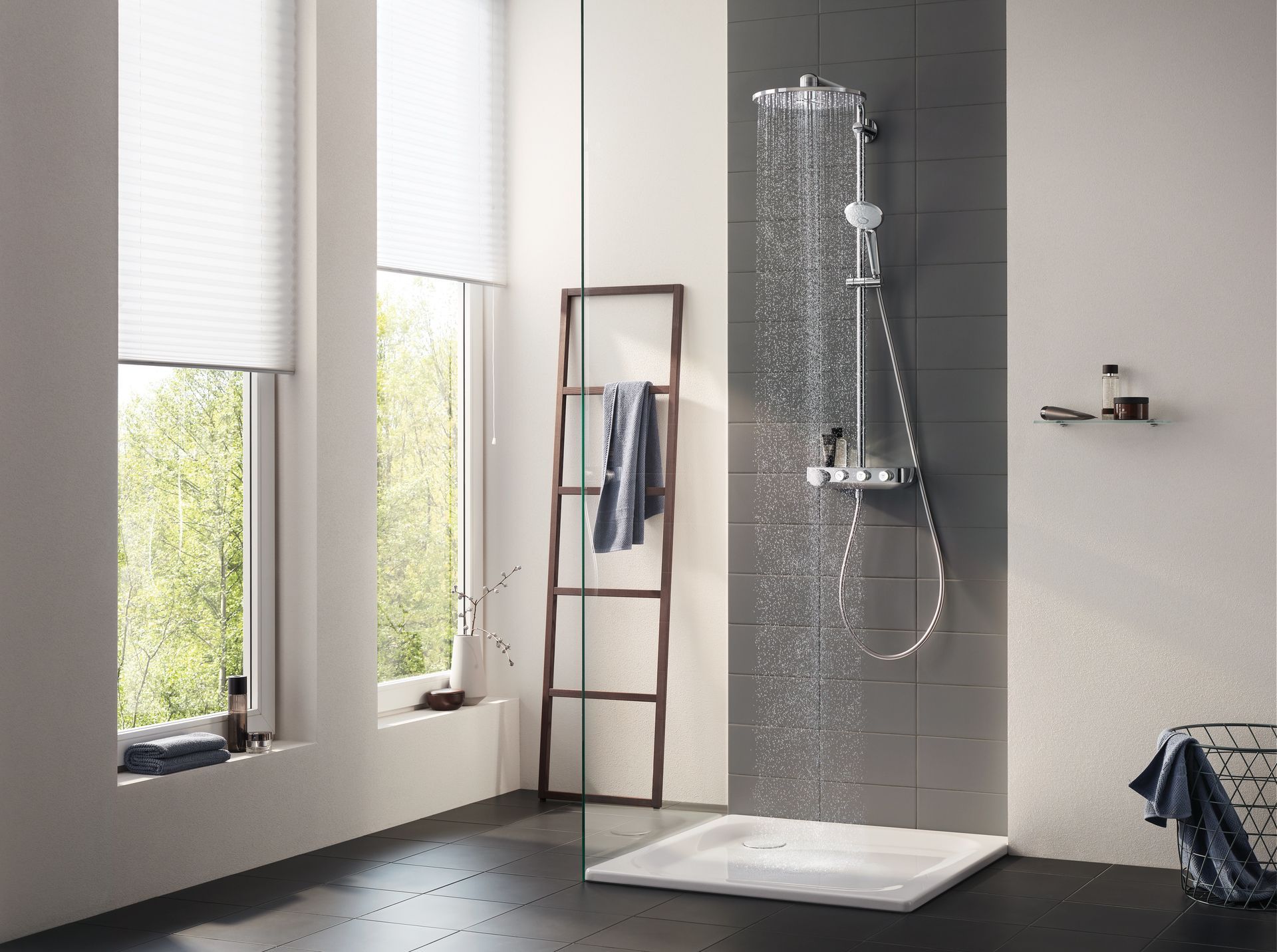 Душевая стойка Grohe Euphoria SmartControl 310 Duo 26507000 с термостатом - 3